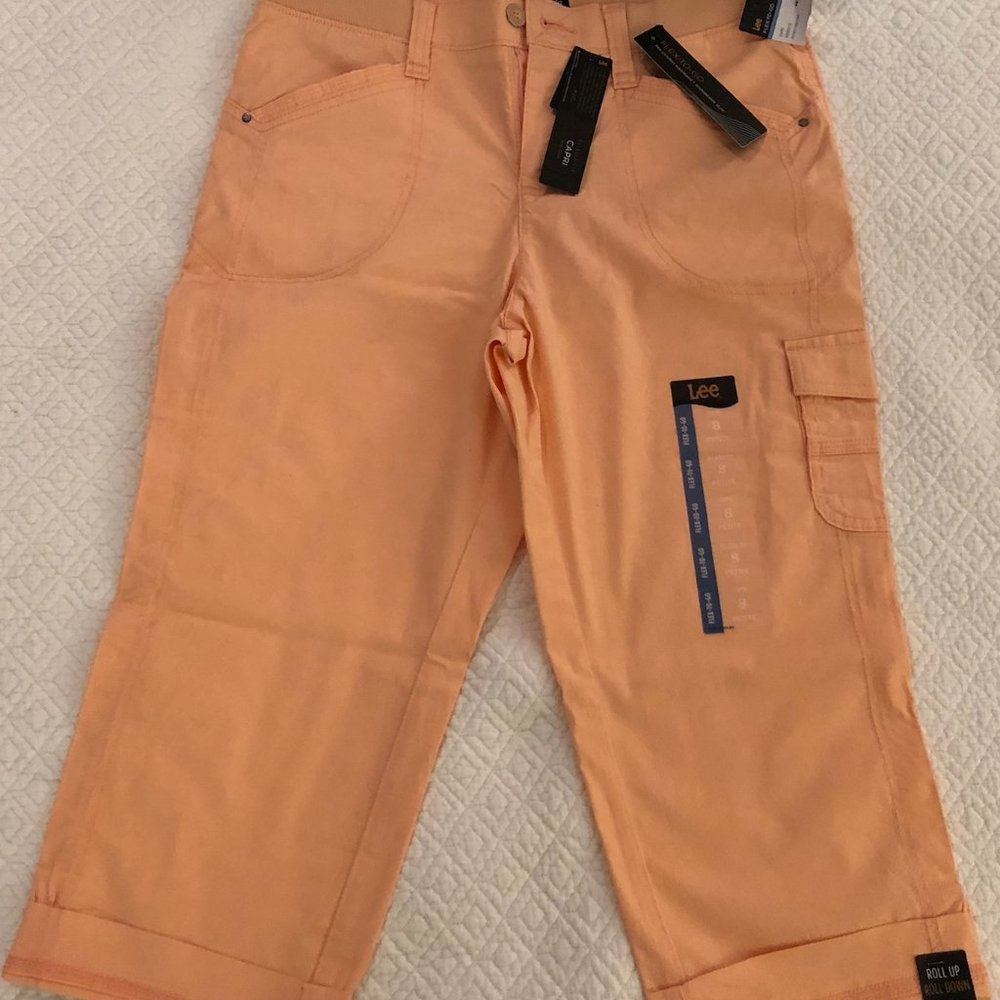 Women's Lee 8 Petite Capri Pants NWT